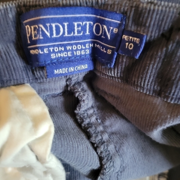 Pendleton blue corduroy trouser pants - Picture 4 of 7